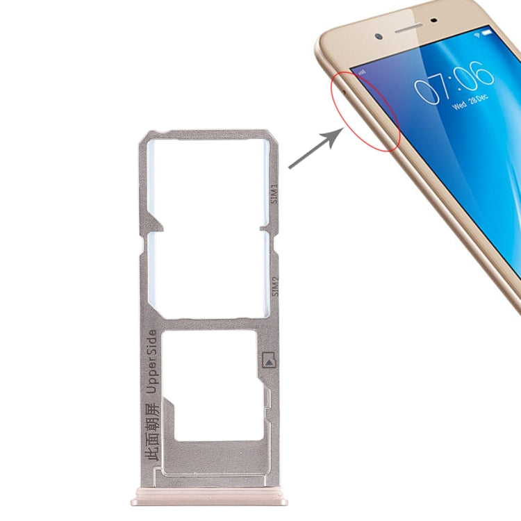 Pour Vivo Y53 2 x plateau pour carte SIM + plateau pour carte Micro SD