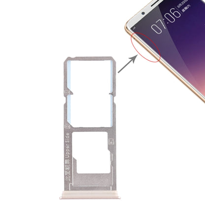 Pour Vivo Y79 2 x plateau pour carte SIM + plateau pour carte Micro SD