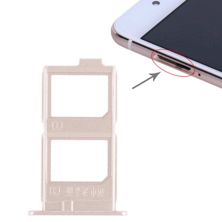 Pour Vivo X7 Plus 2 x plateau de carte SIM