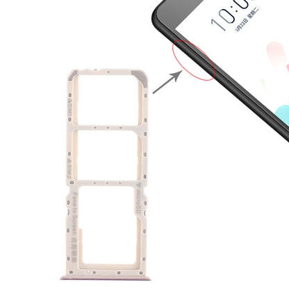 Pour OPPO A5 / A3s 2 x plateau pour carte SIM + plateau pour carte Micro SD