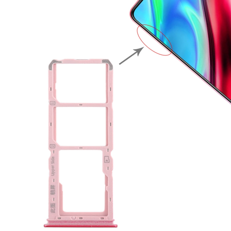 Pour Vivo Y93 2 x plateau pour carte SIM + plateau pour carte Micro SD
