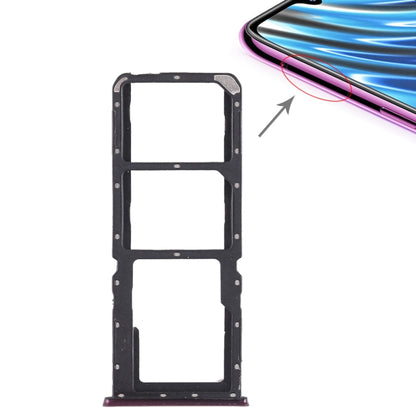 Pour OPPO A7x / F9 / F9 Pro / Realme 2 Pro 2 x plateau pour carte SIM + plateau pour carte Micro SD, For OPPO A7x / F9
