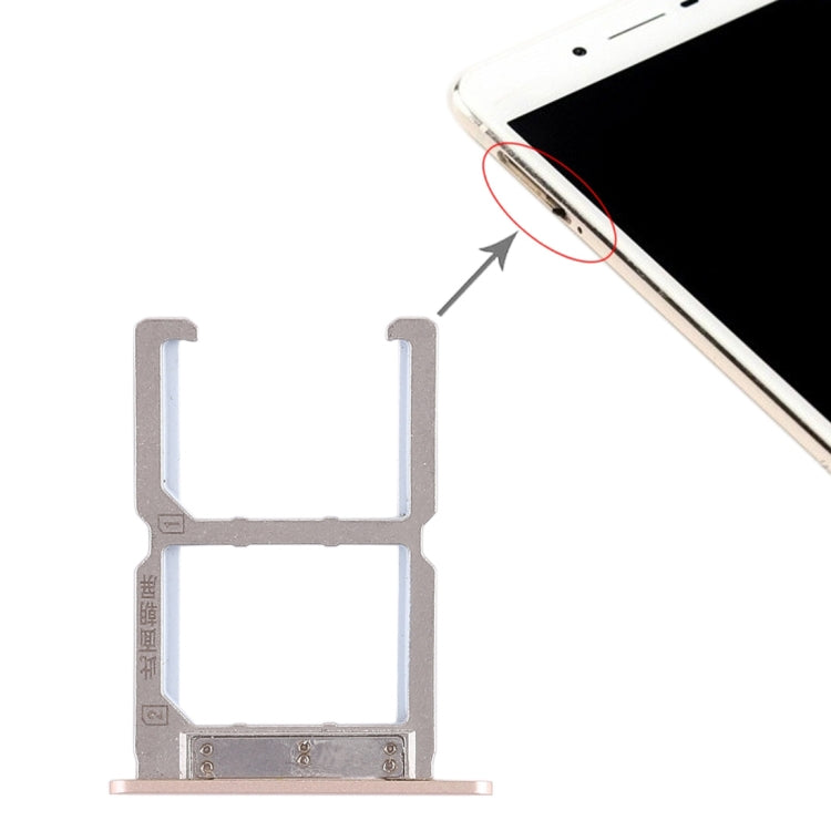 Pour Vivo X6S 2 x plateau de carte SIM