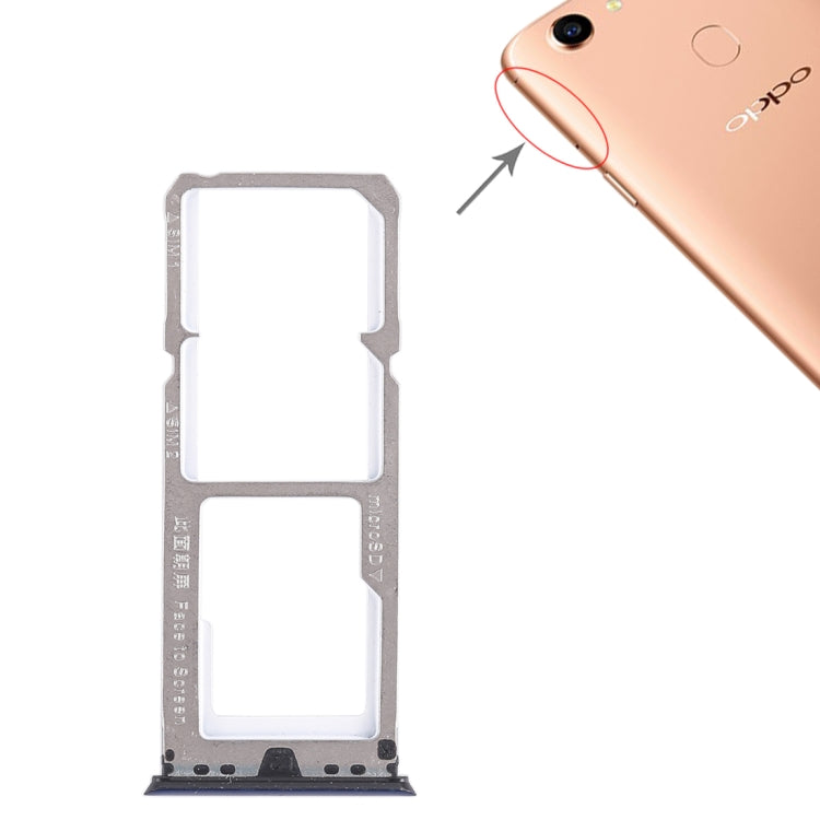 Pour OPPO A79 2 x plateau pour carte SIM + plateau pour carte Micro SD