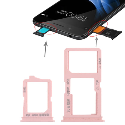 Pour Vivo Y66 2 x plateau de carte SIM + plateau de carte Micro SD