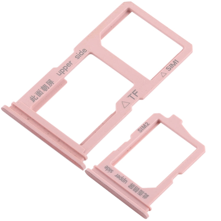 Pour Vivo Y66 2 x plateau de carte SIM + plateau de carte Micro SD