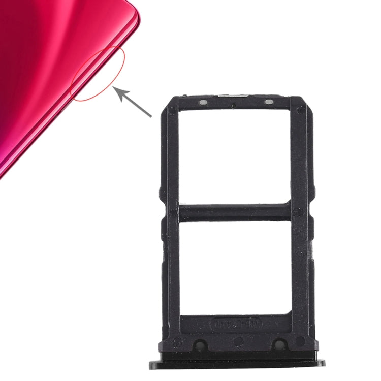 Pour Vivo X23 2 x plateau de carte SIM