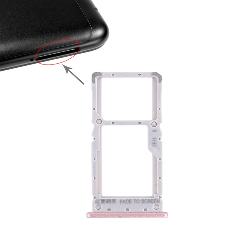 Tiroir Carte SIM + Tiroir Carte SIM / Tiroir Carte Micro SD pour Xiaomi Redmi Note 6 Pro