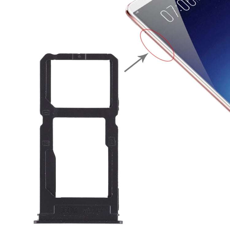 Pour Vivo X20 Plus Plateau de carte SIM + Plateau de carte SIM / Plateau de carte Micro SD
