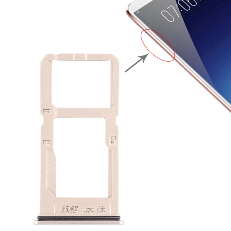 Pour Vivo X20 Plus Plateau de carte SIM + Plateau de carte SIM / Plateau de carte Micro SD