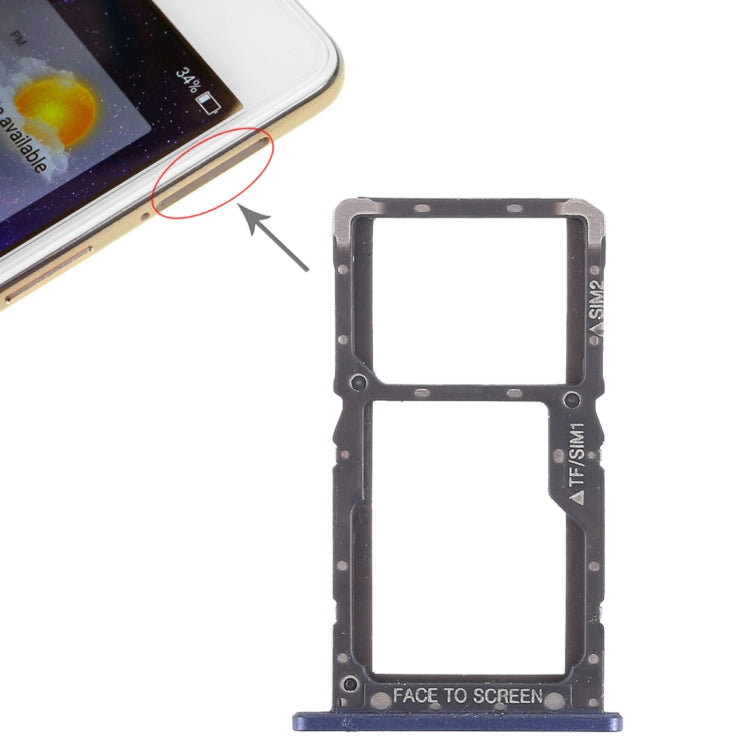 Tiroir Carte SIM + Tiroir Carte SIM / Tiroir Carte Micro SD pour Xiaomi Pocophone F1