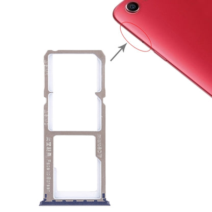 Pour OPPO A1 2 x plateau pour carte SIM + plateau pour carte Micro SD