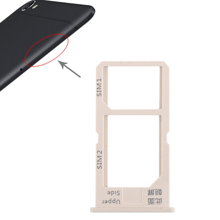 Pour Vivo Y55 2 x plateau de carte SIM