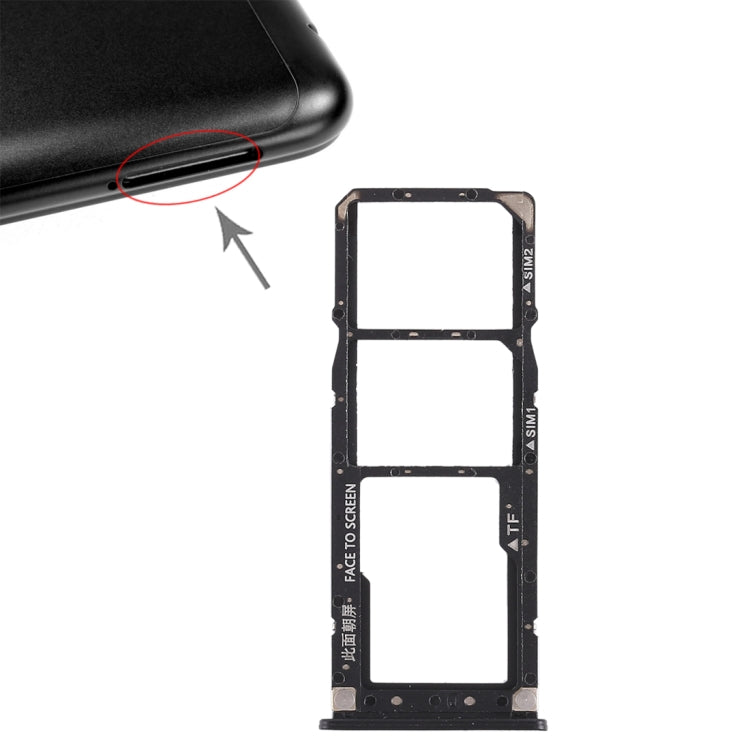 2 x Tiroir Carte SIM + Tiroir Carte Micro SD pour Xiaomi Redmi 6 Pro