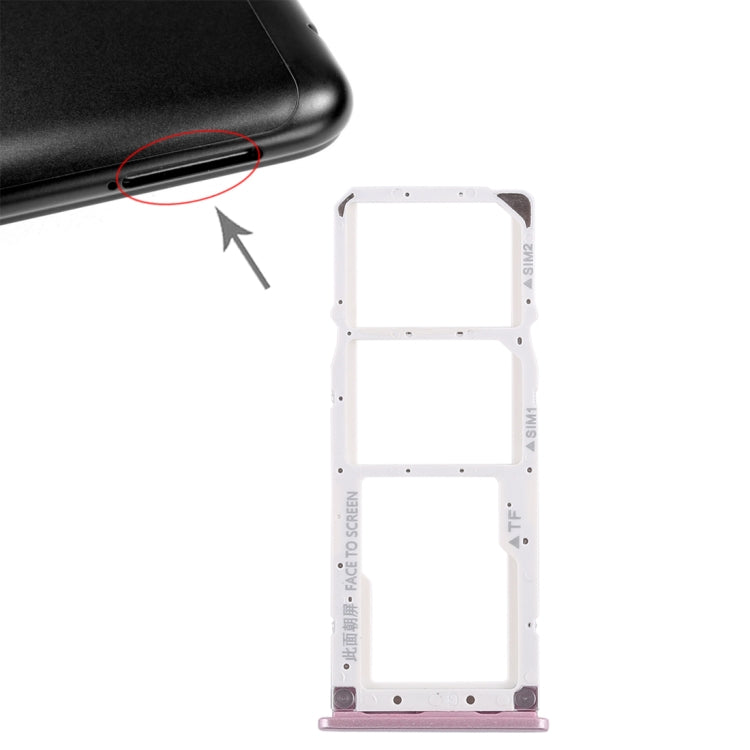 2 x Tiroir Carte SIM + Tiroir Carte Micro SD pour Xiaomi Redmi 6 Pro