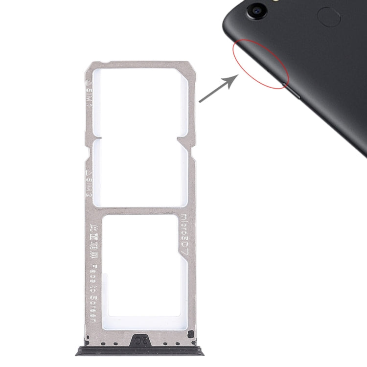 Pour OPPO A73 / F5 2 x plateau pour carte SIM + plateau pour carte Micro SD