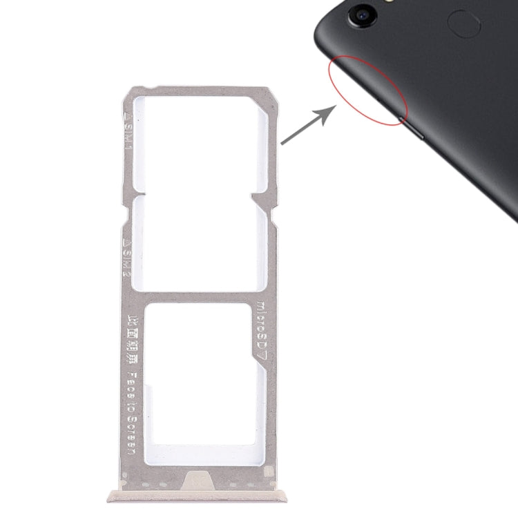 Pour OPPO A73 / F5 2 x plateau pour carte SIM + plateau pour carte Micro SD