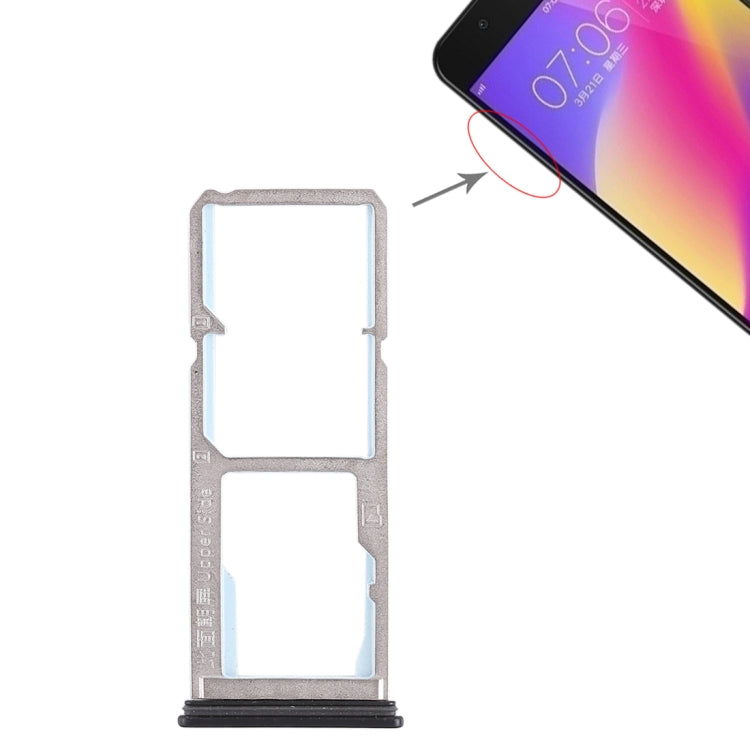 Pour Vivo Y69 2 x plateau pour carte SIM + plateau pour carte Micro SD