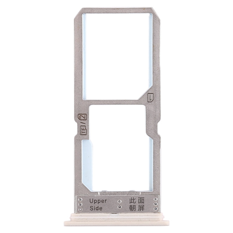 Pour Vivo Y67 Plateau de carte SIM + Plateau de carte SIM / Plateau de carte Micro SD