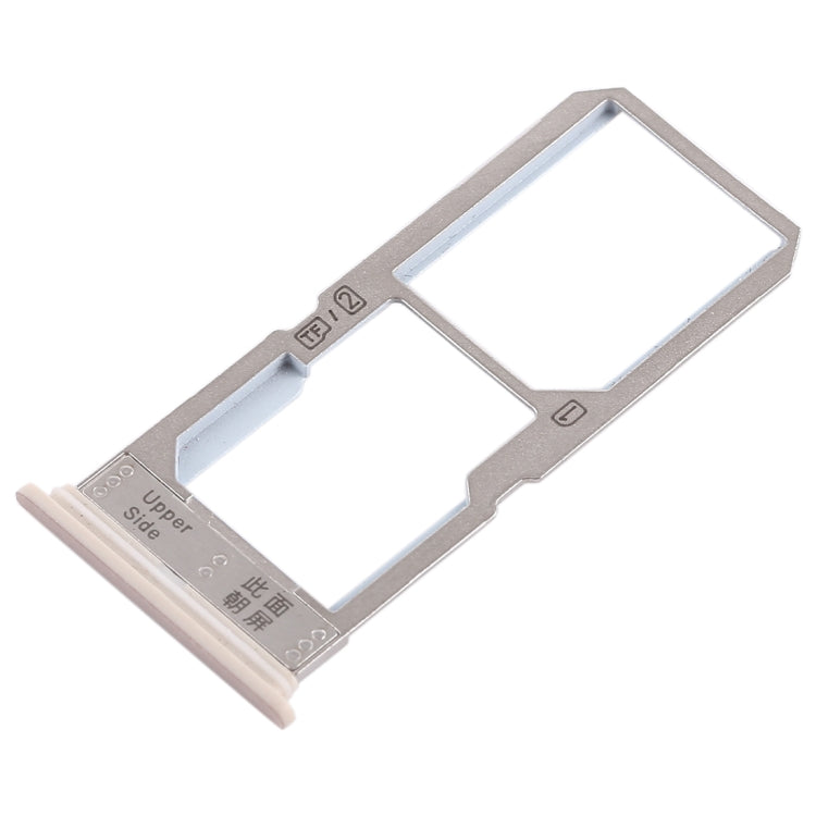 Pour Vivo Y67 Plateau de carte SIM + Plateau de carte SIM / Plateau de carte Micro SD