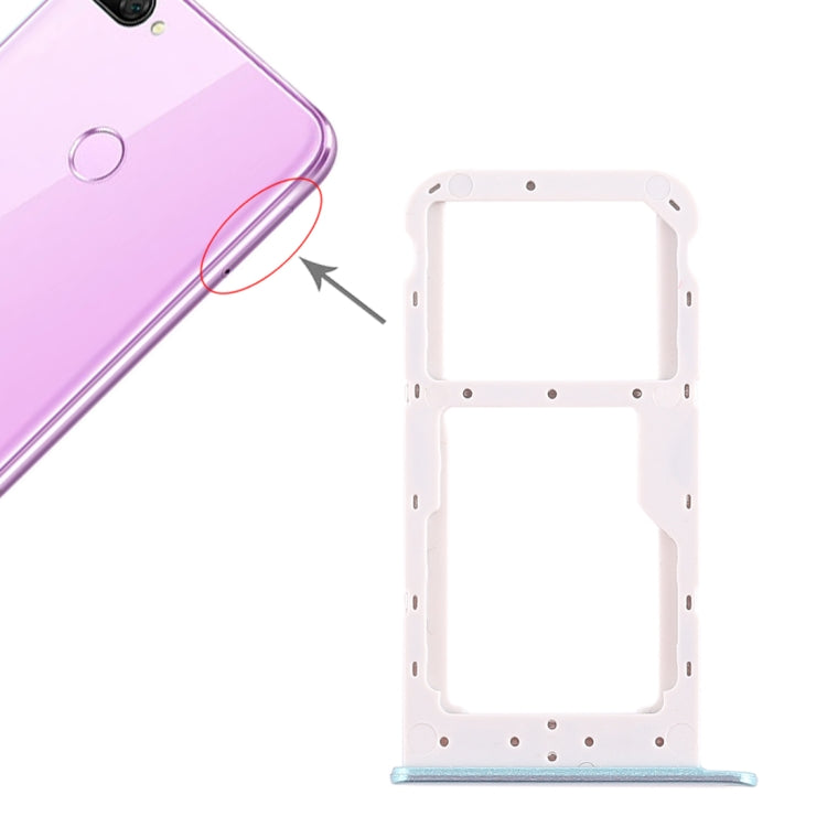 Tiroir Carte SIM + Tiroir Carte SIM / Tiroir Carte Micro SD pour Huawei Honor 9i, For Huawei Honor 9i