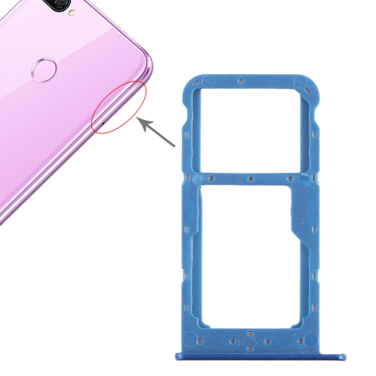 Tiroir Carte SIM + Tiroir Carte SIM / Tiroir Carte Micro SD pour Huawei Honor 9i, For Huawei Honor 9i