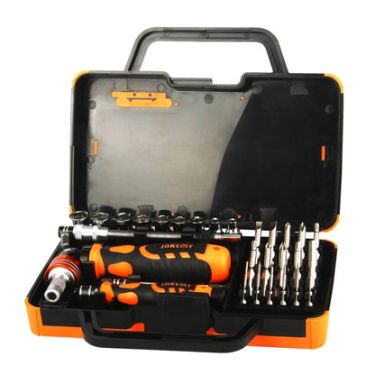 JAKEMY JM-6121 Kit de tournevis professionnel 31 en 1 outil de démontage jeu de tournevis multifonction pour la réparation d'outils électroniques à domicile