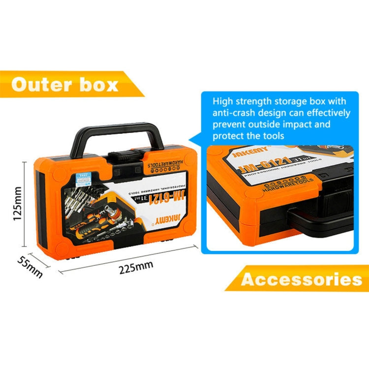JAKEMY JM-6121 Kit de tournevis professionnel 31 en 1 outil de démontage jeu de tournevis multifonction pour la réparation d'outils électroniques à domicile