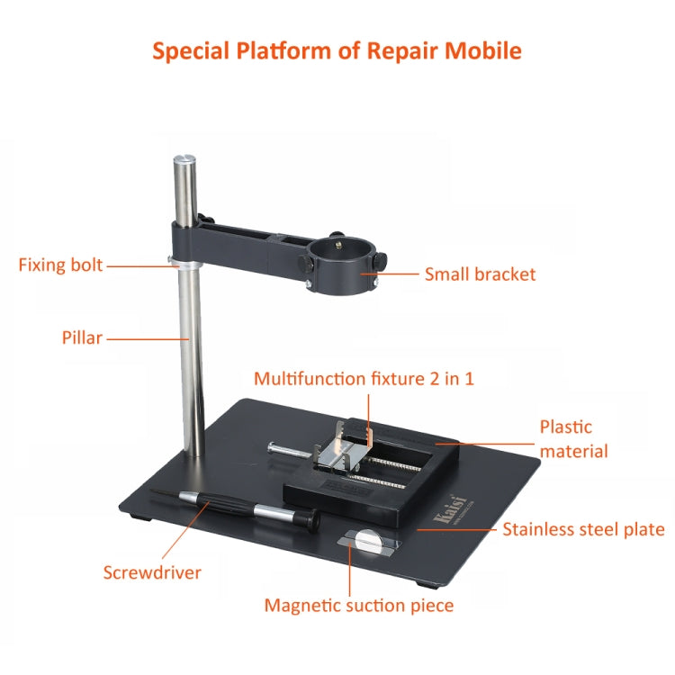 CASI F-202 sac pour ordinateur portable et téléphone portable Station de retouche pince pour pistolet à Air chaud