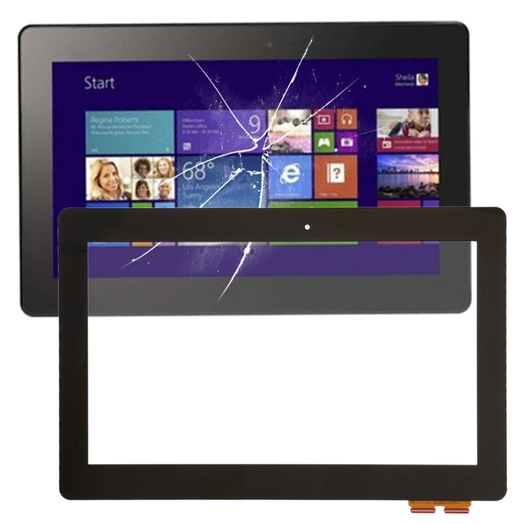 Écran tactile pour ASUS Transformer Book / T100 / T100TA JA-DA5490NB (version câble flexible jaune)