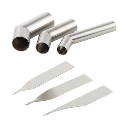 Buse de soudage pour Microscope, bouche de vent, réparation de tête de pistolet à Air pour la réparation de téléphones avec outil de fil volant