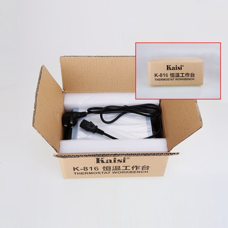 Kaisi K-816 plaque chauffante à température constante écran LCD séparateur ouvert Station de dessoudage avec tampon en Silicone, prise américaine