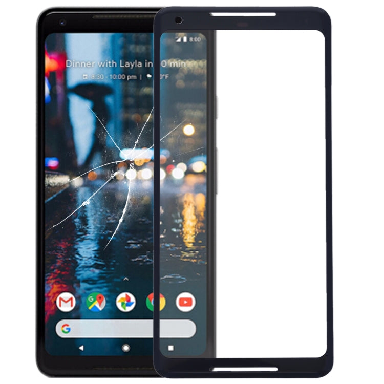 Lentille extérieure en verre d'écran avant d'origine pour Google Pixel 2 XL