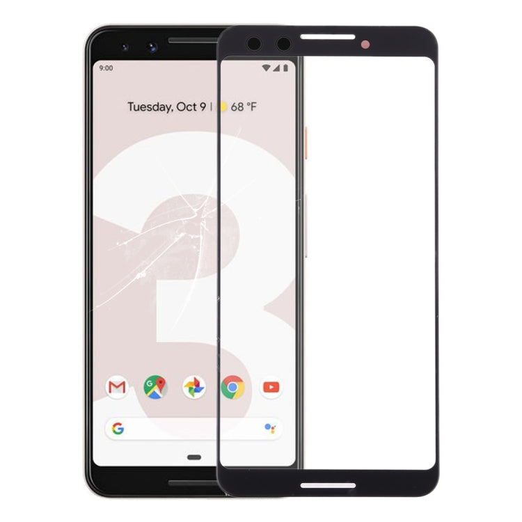 Lentille extérieure en verre de l'écran avant pour Google Pixel 3, For Google Pixel 3
