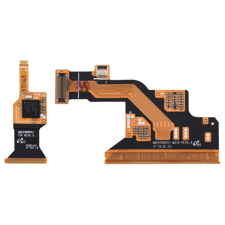 Pour Galaxy S4 / I9500 / I9505, une paire de câbles flexibles de connecteur LCD