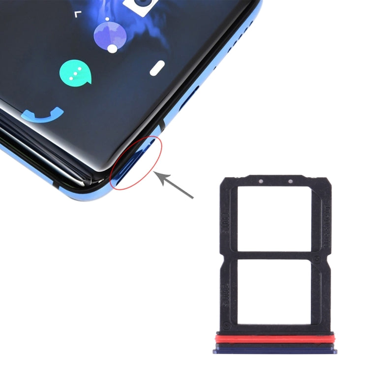 Pour OnePlus 7 Plateau de carte SIM + Plateau de carte SIM