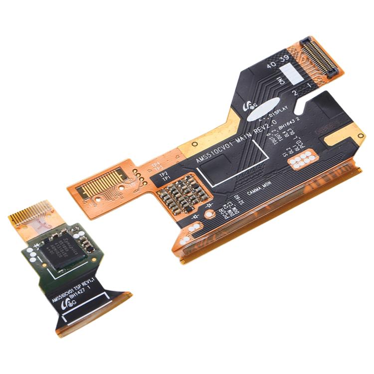 Pour Galaxy S5 / G900H / G900F, une paire de câbles flexibles de connecteur LCD