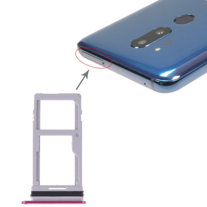 Plateau de carte SIM + plateau de carte SIM/plateau de carte Micro SD pour LG G7 ThinQ G710 G710EM G710PM G710VMP G710ULM
