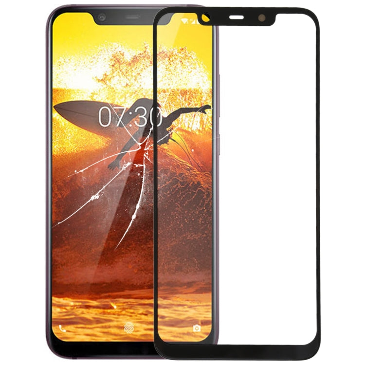 Lentille extérieure en verre de l'écran avant pour Nokia X7 / 8.1 / 7.1 Plus TA-1131