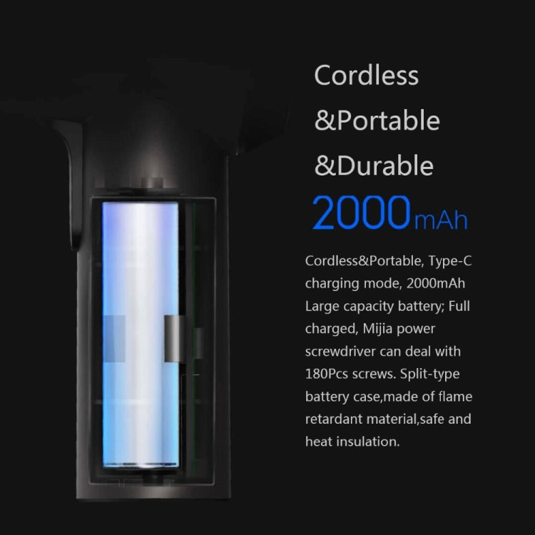 Tournevis rechargeable sans fil d'origine Xiaomi Mijia avec 12 embouts de vis S2