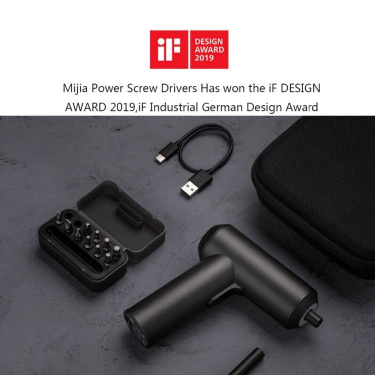 Tournevis rechargeable sans fil d'origine Xiaomi Mijia avec 12 embouts de vis S2