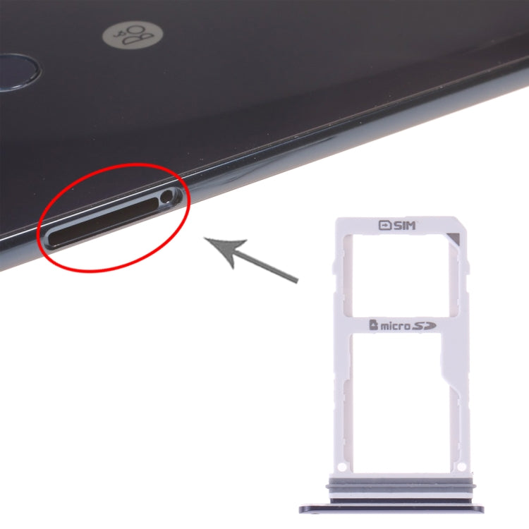 Plateau de carte SIM + plateau de carte SIM/plateau de carte Micro SD pour LG V30 VS996 LS998U H933 LS998U