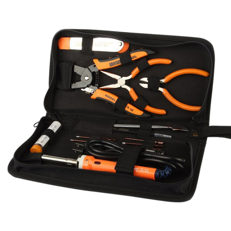 JAKEMY JM-P14 ensemble d'outils de réparation de soudage boîte à outils sac pince à dénuder tournevis, prise américaine