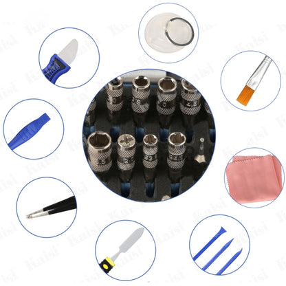 Kaisi K-1766 63 en 1 jeu de tournevis électroniques de précision magnétique outils à main pour Kit d'outils de réparation de téléphone
