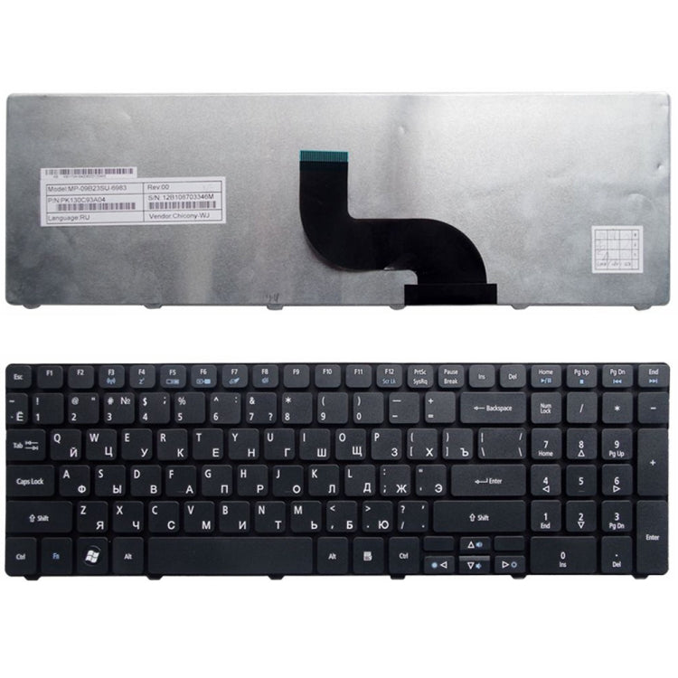 Clavier d'ordinateur portable anglais Version américaine pour Acer Aspire 7736/7736G/7736Z