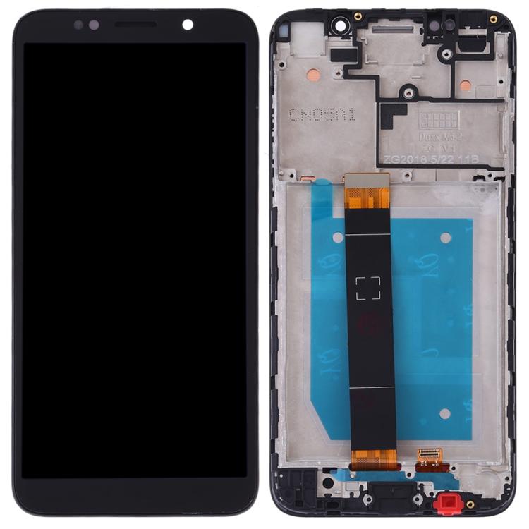 Écran LCD et numériseur complet avec cadre pour Huawei Y5 Prime (2018)