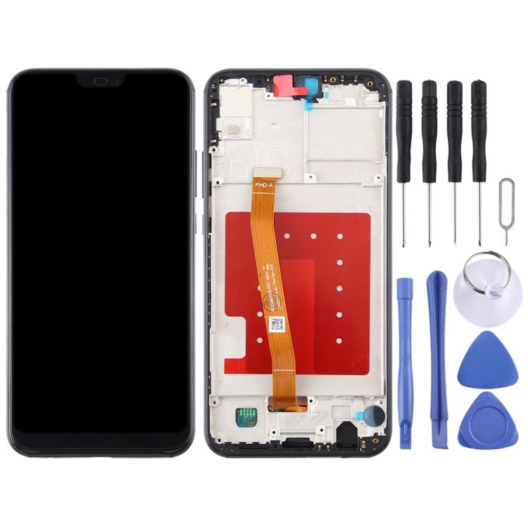 Écran LCD et numériseur complet avec cadre pour Huawei P20 Lite / Nova 3e