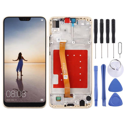 Écran LCD et numériseur complet avec cadre pour Huawei P20 Lite / Nova 3e