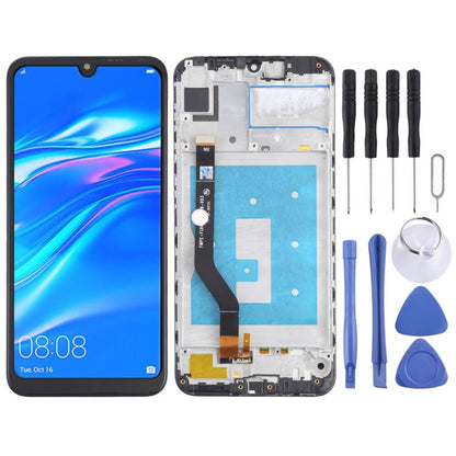 Écran LCD et numériseur complet avec cadre pour Huawei Y7 (2019) (version haute)