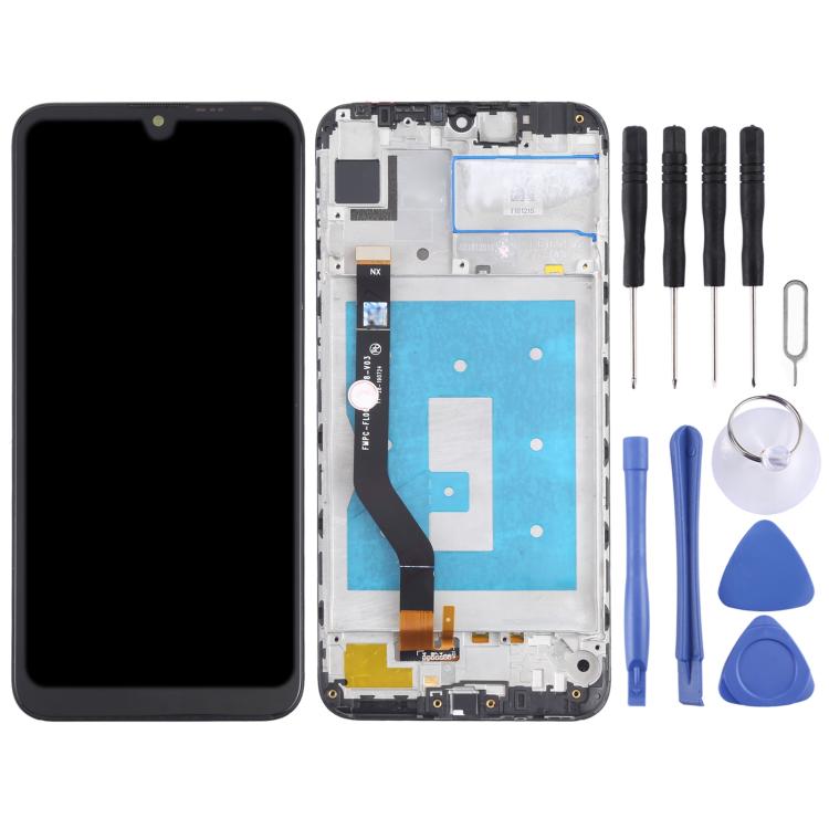 Écran LCD et numériseur complet avec cadre pour Huawei Y7 (2019) (version haute)